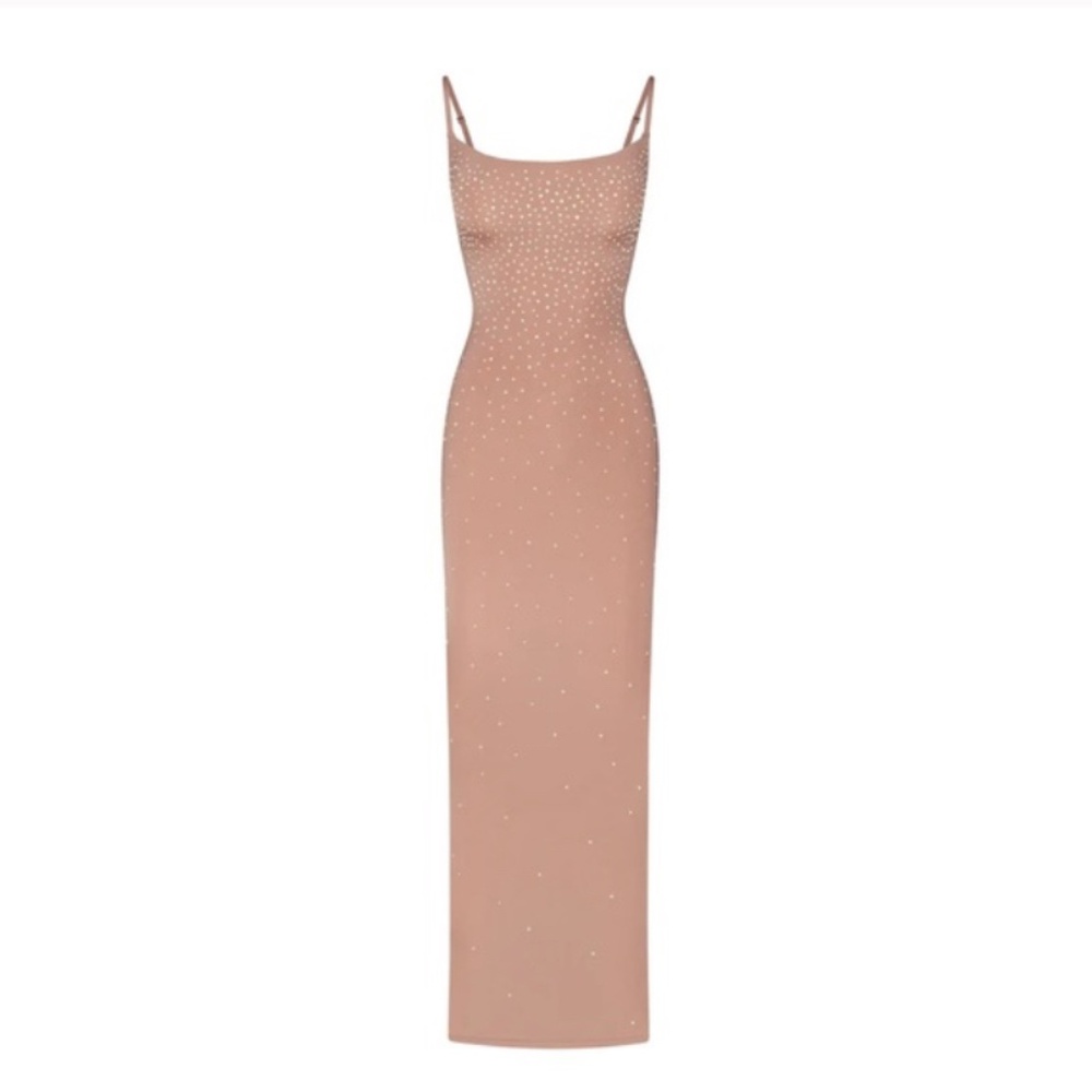 Swarovski x SKIMS Jelly Sheer Maxi - Sienna Size L